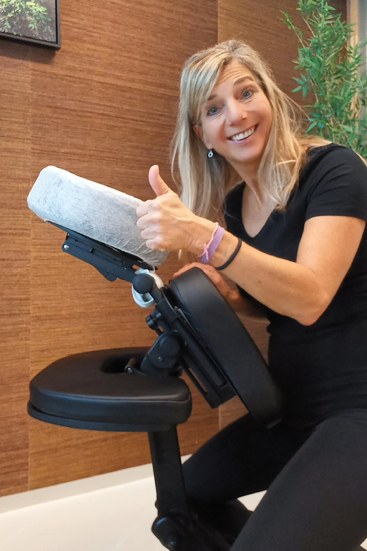 stoelmassage Massage bij Juice of Life - Leiden